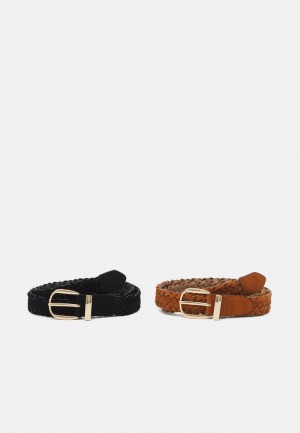 Anna Field Best Deal 2 Pack Riem Dames Zwart | NL-2589470-BN