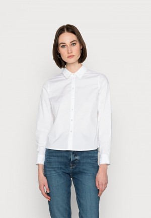 Anna Field Best Pirce Button-Down Blouse Dames Wit | NL-1537249-NY