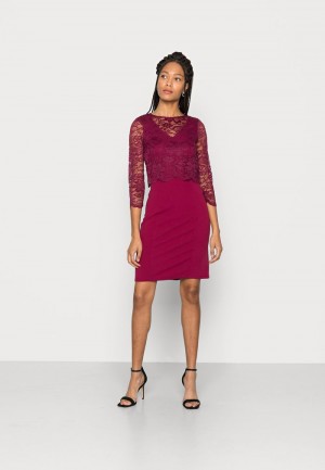 Anna Field Best Sale Cocktail / Party Jurk Dames Bordeaux | NL-2654978-QF