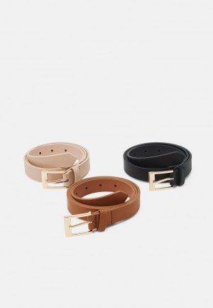 Anna Field Cheapest 3 Pack Riem Dames Zwart | NL-6374589-CW