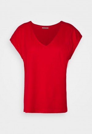 Anna Field Cheapest Basic T-Shirt Dames Rood | NL-5482731-GF