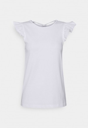 Anna Field Cheapest Basic T-Shirt Dames Wit | NL-0472381-XU