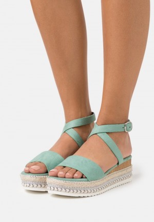 Anna Field Cheapest Espadrilles Sandalen Dames Mintgroen | NL-3807596-RO