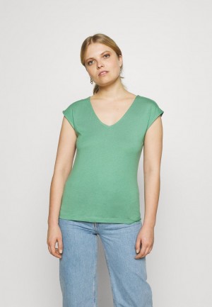 Anna Field Discount Basic T-Shirt Dames Groen | NL-3746208-SZ