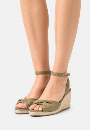 Anna Field Discount Comfort Espadrilles Sandalen Dames Khaki | NL-2579630-LR