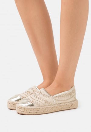 Anna Field Discount Espadrilles Laag Schoenen Dames Goud | NL-9652837-XB