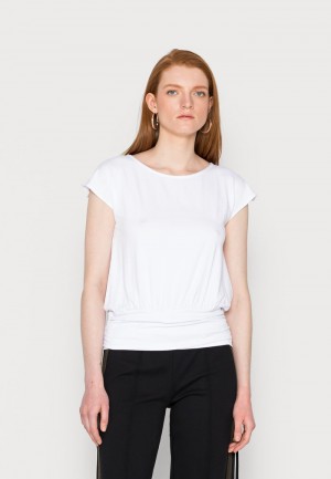 Anna Field Hot Sale Basic T-Shirt Dames Wit | NL-5467809-AN