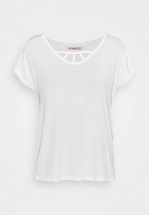 Anna Field Hot Sale Basic T-Shirt Dames Wit | NL-9457182-OF