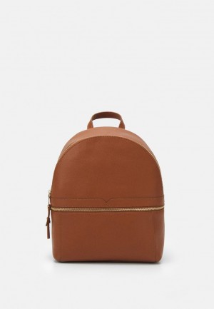 Anna Field Hot Sale Leather Rucksack Rugzak Dames Bruin | NL-7803514-RV