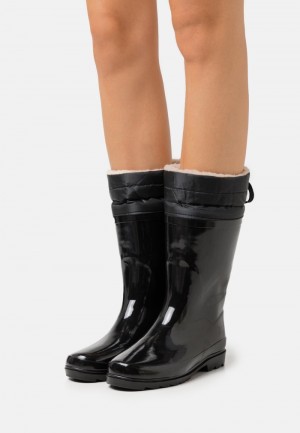 Anna Field Hot Sale Wellies Laarzen Dames Zwart | NL-6540731-WZ