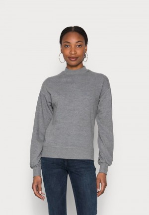 Anna Field Promo Sweatshirt Pullover Dames Grijs | NL-8693574-FI