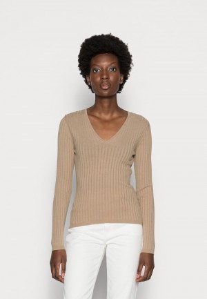 Anna Field Top 10 Jumper Pullover Dames Bruin | NL-6327140-AB