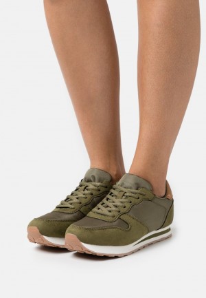 Anna Field Top 10 Sportschoenen Dames Khaki | NL-8620753-LB