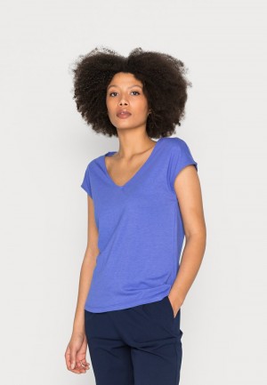 Anna Field Wholesale Basic T-Shirt Dames Koningsblauw Blauw | NL-0318526-WM