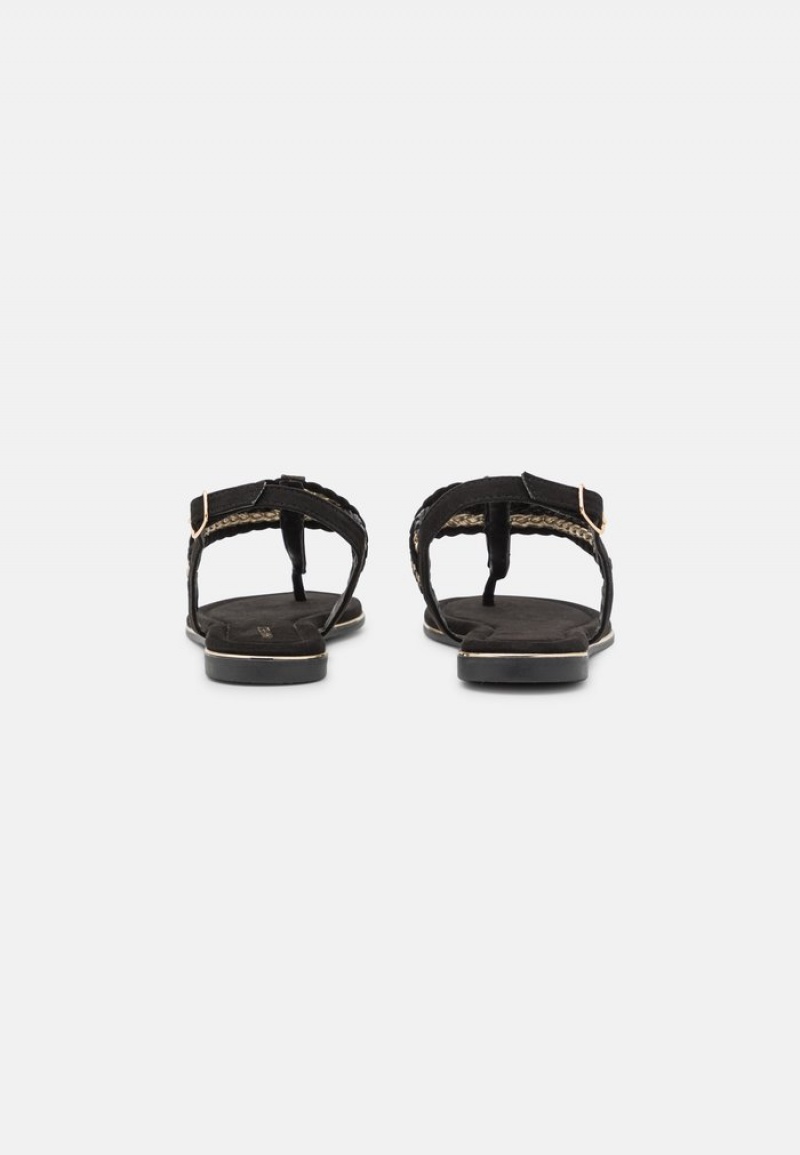 Anna Field Best Deal T-Bar Sandalen Dames Zwart | NL-7394508-XU