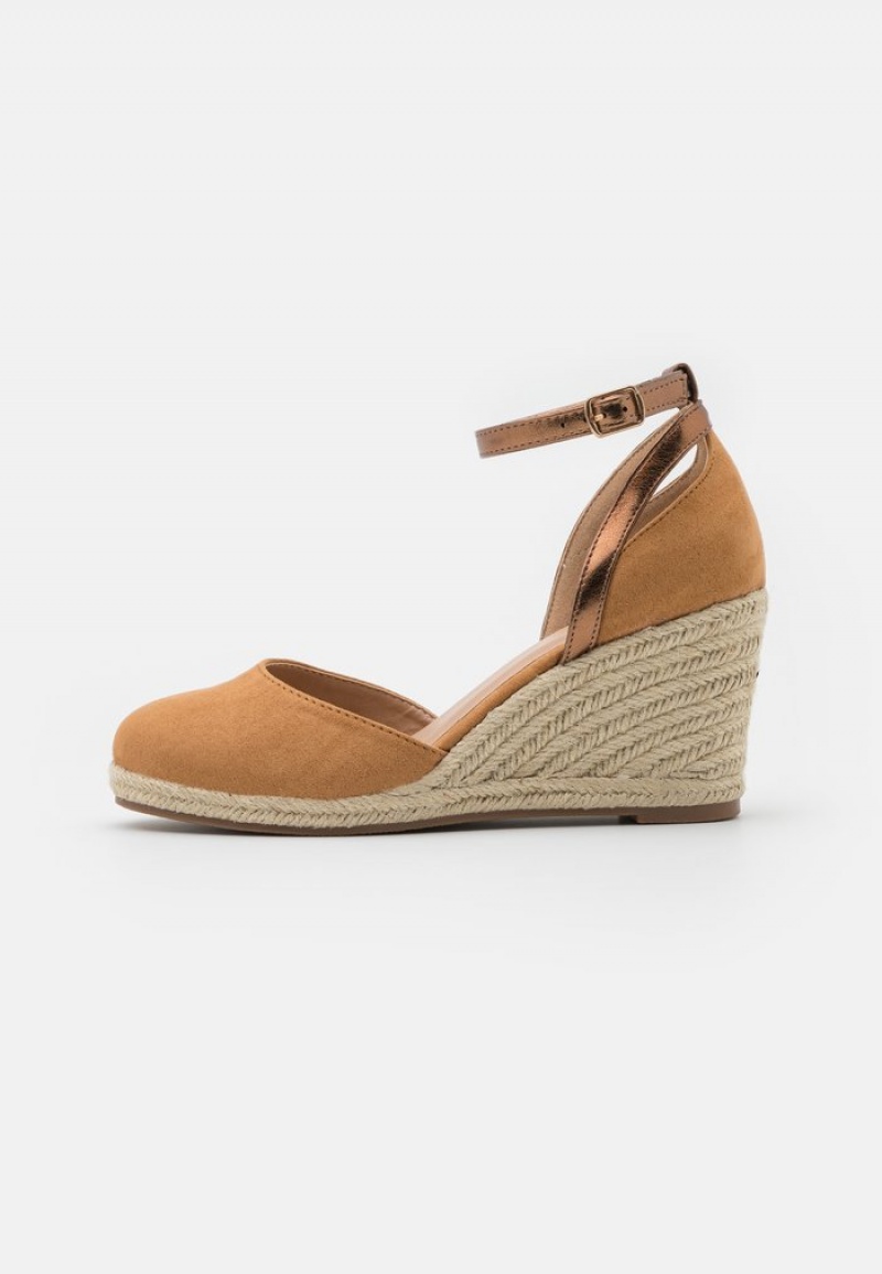 Anna Field Best Deal Wedges Hakken Dames Bruin | NL-3815402-NV