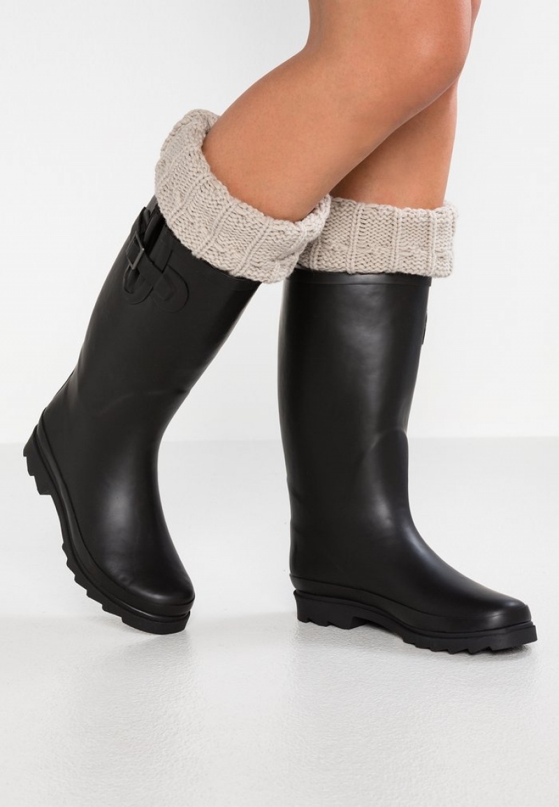 Anna Field Best Deal Wellies Laarzen Dames Zwart | NL-5290367-RJ