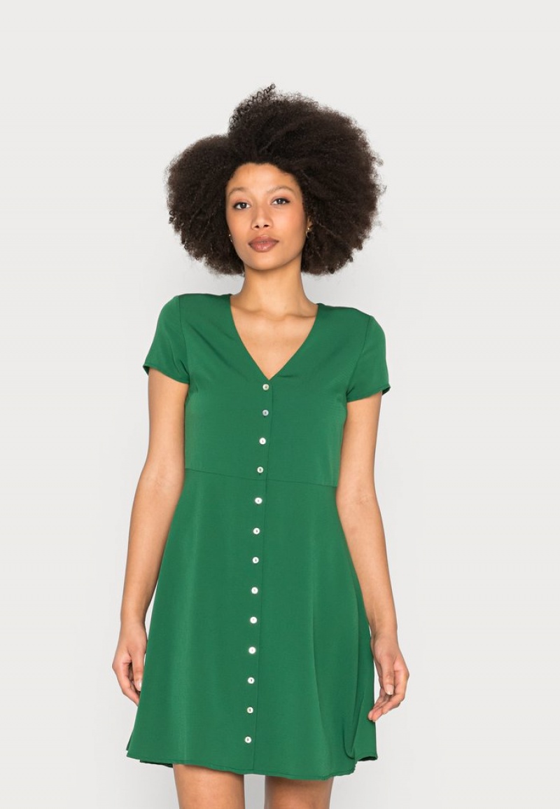 Anna Field Best Pirce Day Jurk Dames Groen | NL-1093647-AJ