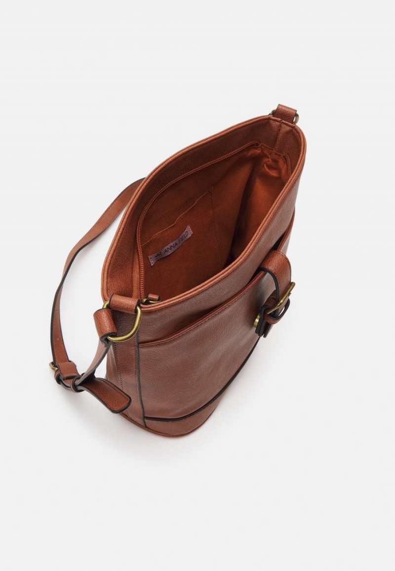 Anna Field Best Reviews Of Crossbodytassen Dames Bruin | NL-7234610-CQ