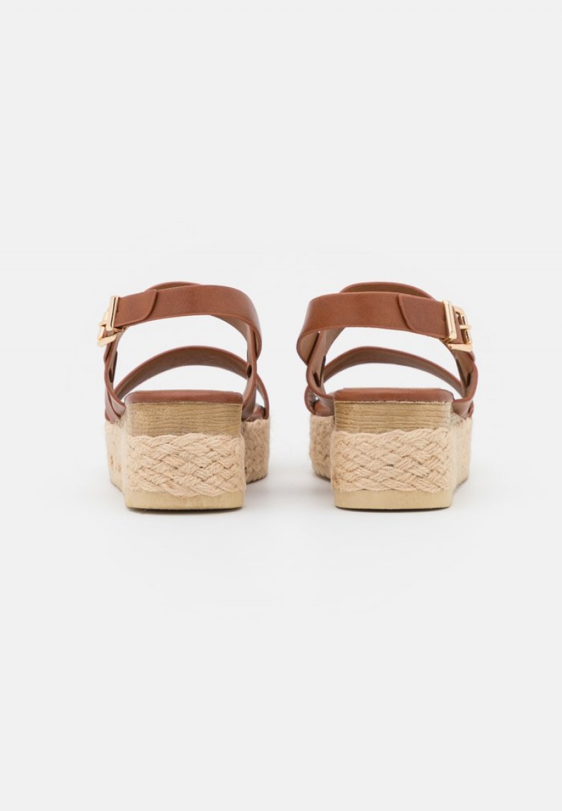 Anna Field Best Sale Comfort Espadrilles Sandalen Dames Bruin | NL-1906275-ID