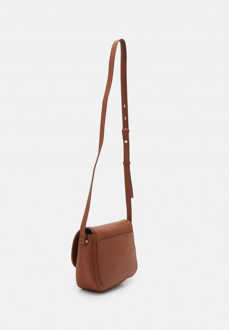 Anna Field Best Sale Leather Crossbodytassen Dames Bruin | NL-8396107-RB