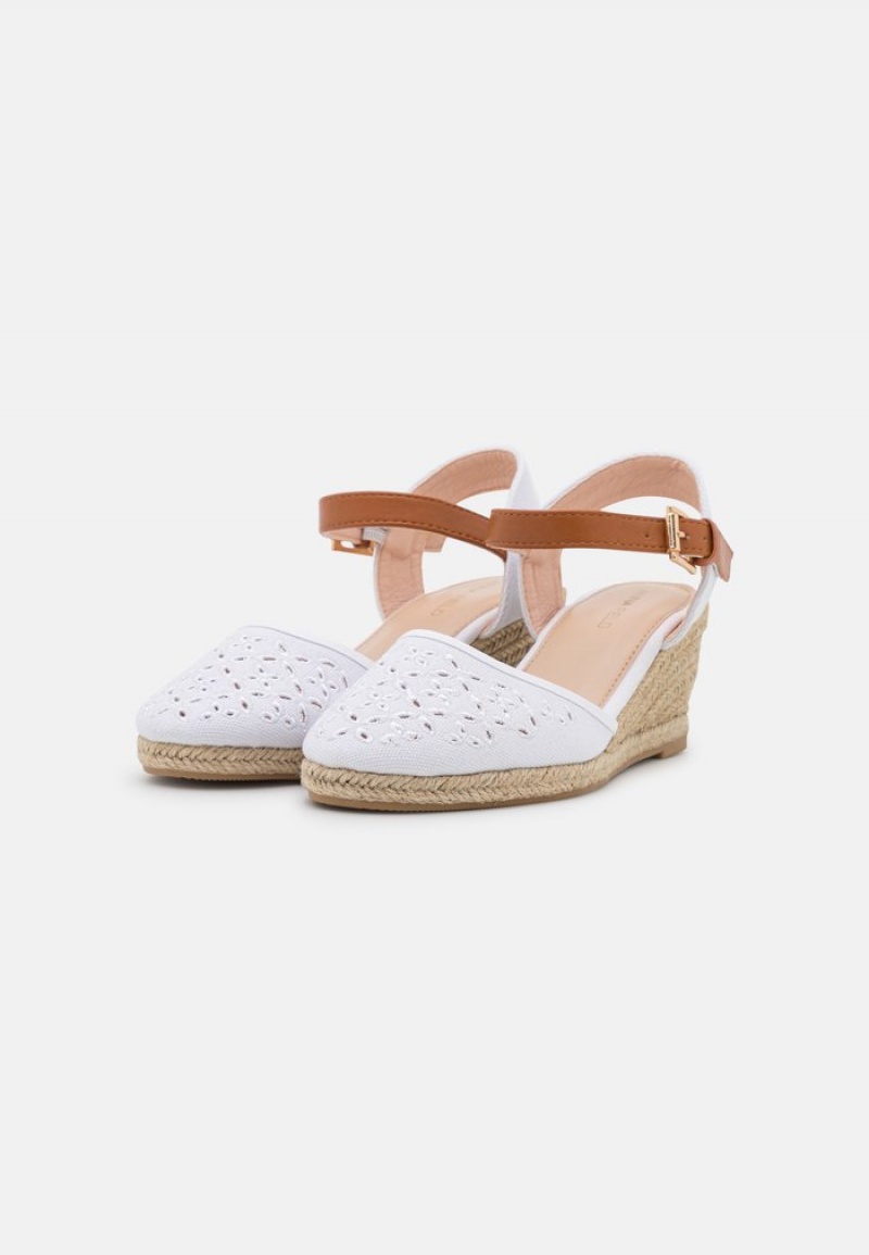 Anna Field Best Sale Wedge Sandalen Dames Wit | NL-2976053-YA