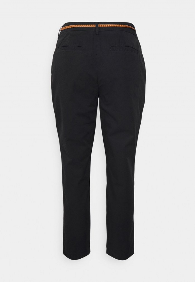 Anna Field Budget Chino Broek Dames Zwart | NL-2830965-KY