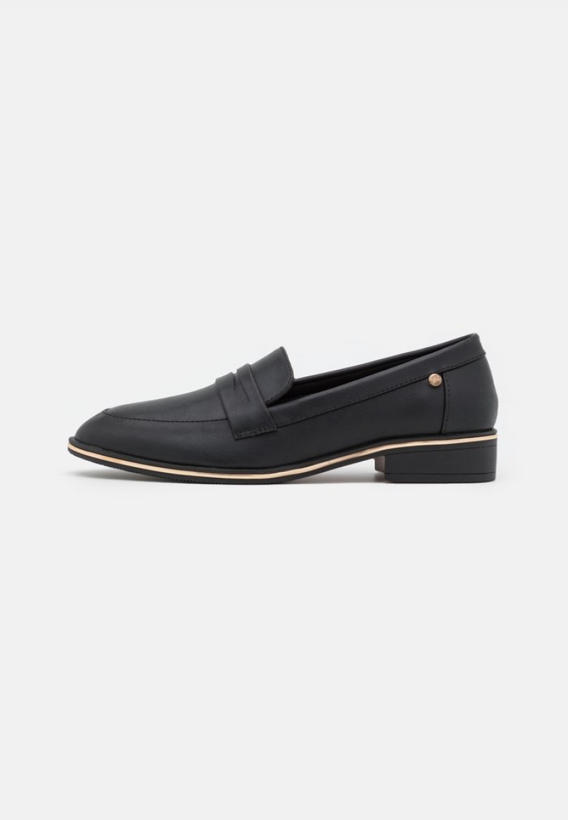 Anna Field Budget Slip-Ons Laag Schoenen Dames Zwart | NL-0715243-YW