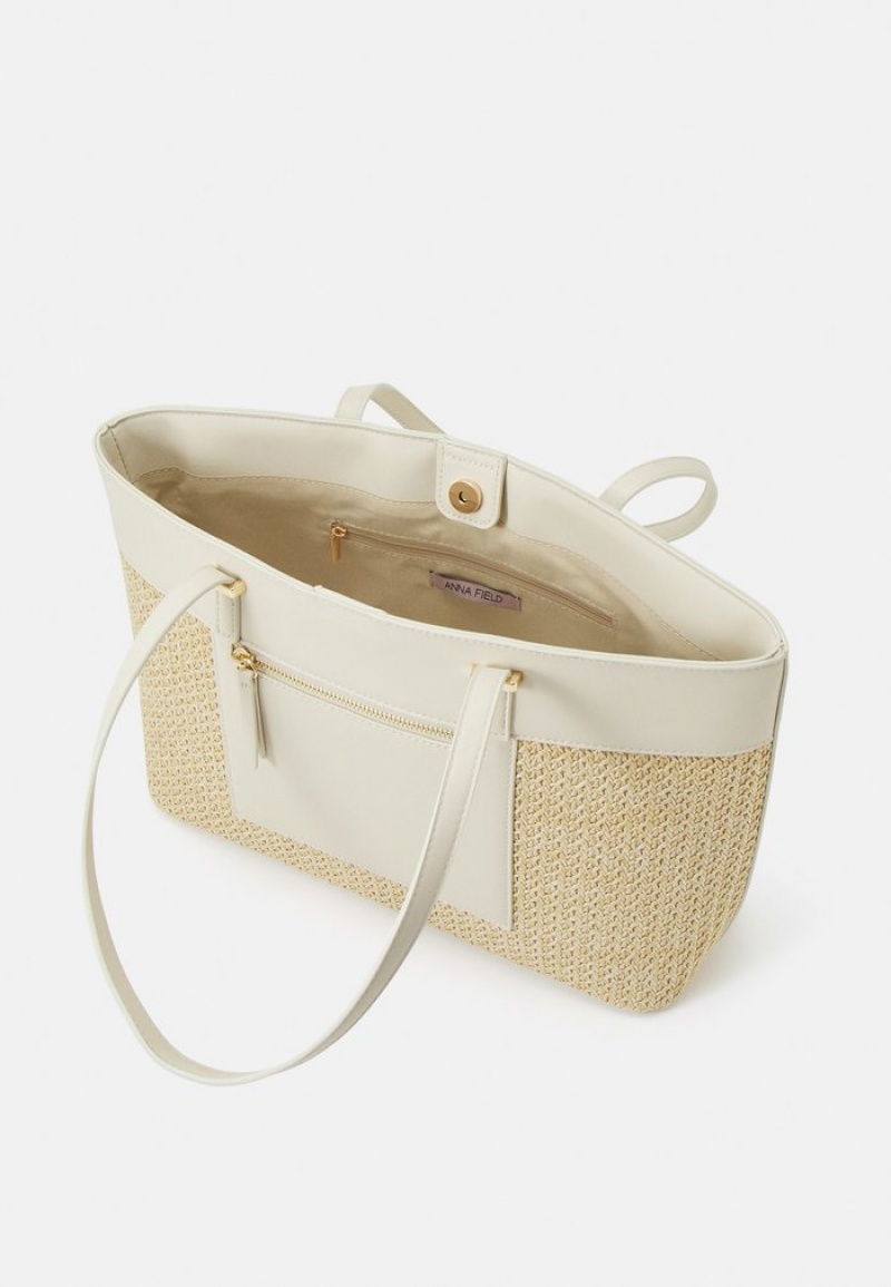 Anna Field Budget Tote Tassen Dames Beige | NL-3081452-VA