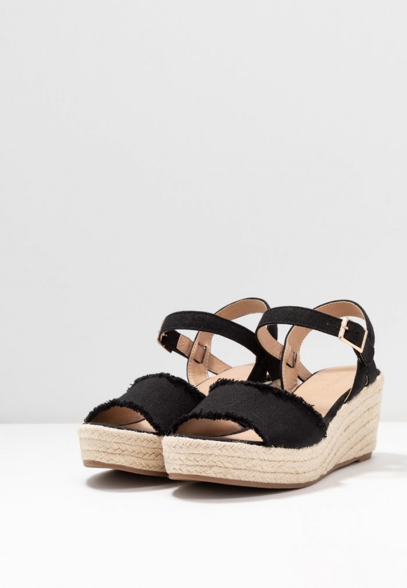 Anna Field Buy Espadrilles Sandalen Dames Zwart | NL-2647108-NT