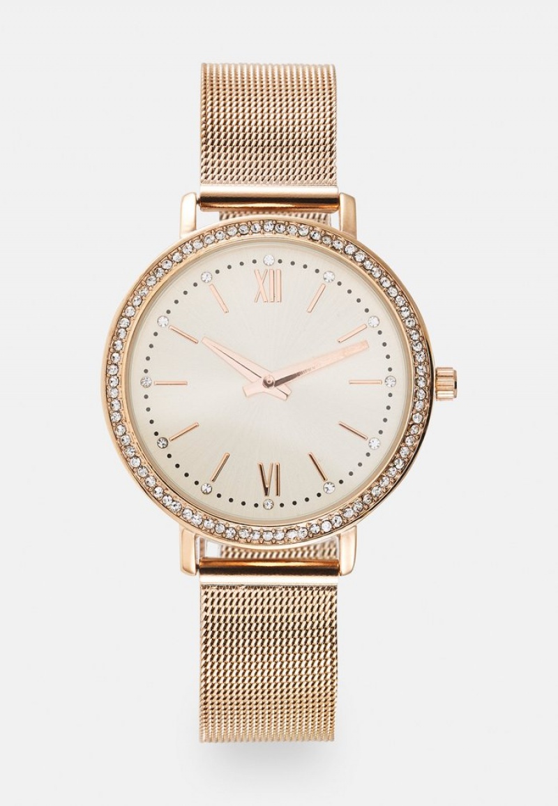 Anna Field Buy Horloge Dames Roze Goud | NL-8013692-OW