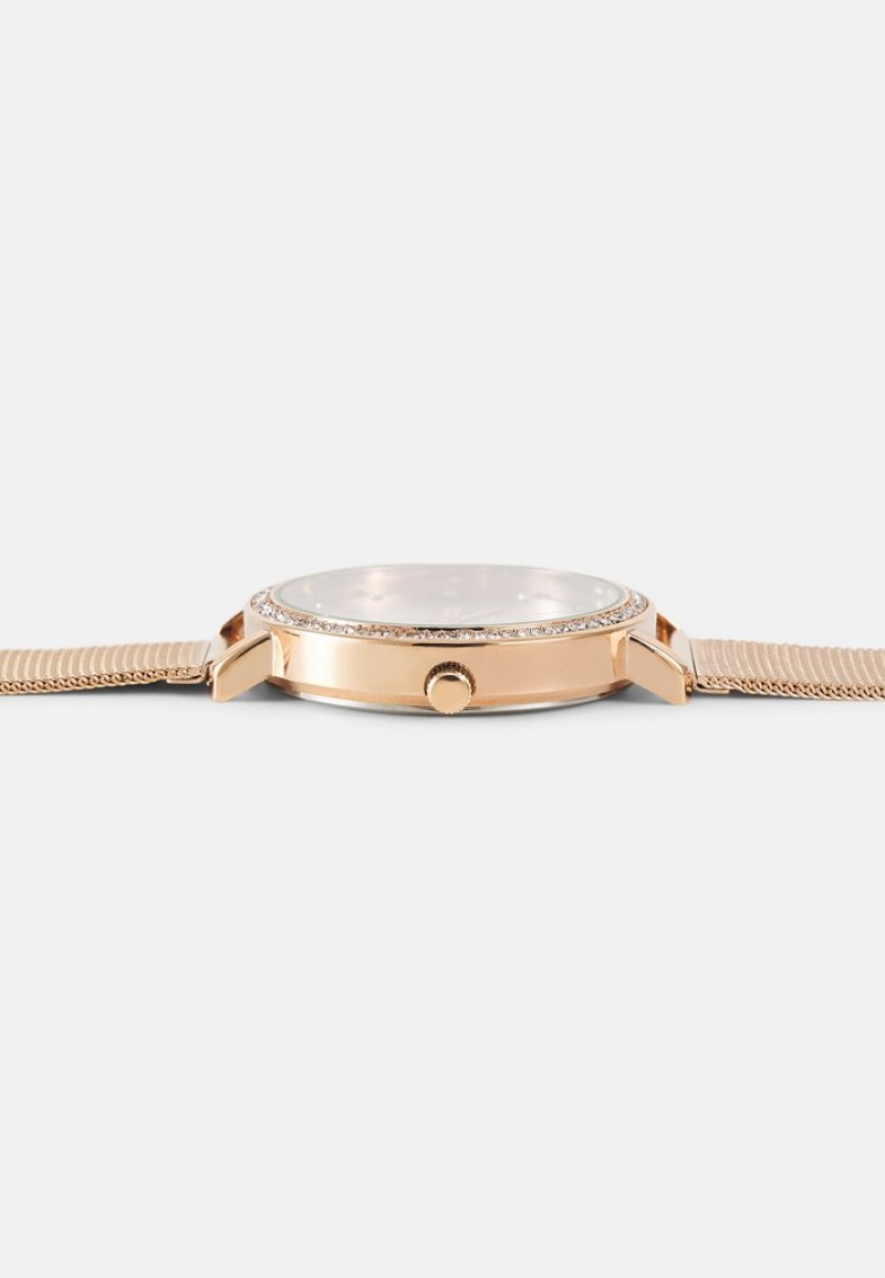 Anna Field Buy Horloge Dames Roze Goud | NL-8013692-OW