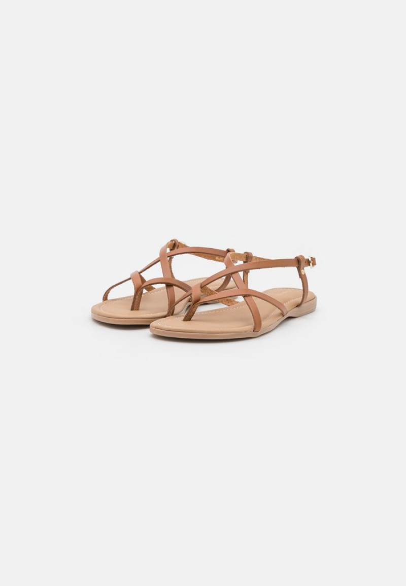 Anna Field Buy Leather T-Bar Sandalen Dames Bruin | NL-4536790-WJ