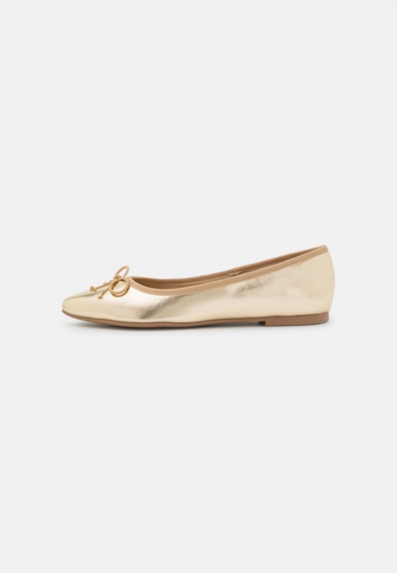 Anna Field Cheap Ballet Pumps Ballerina Schoenen Dames Goud | NL-9162508-RG