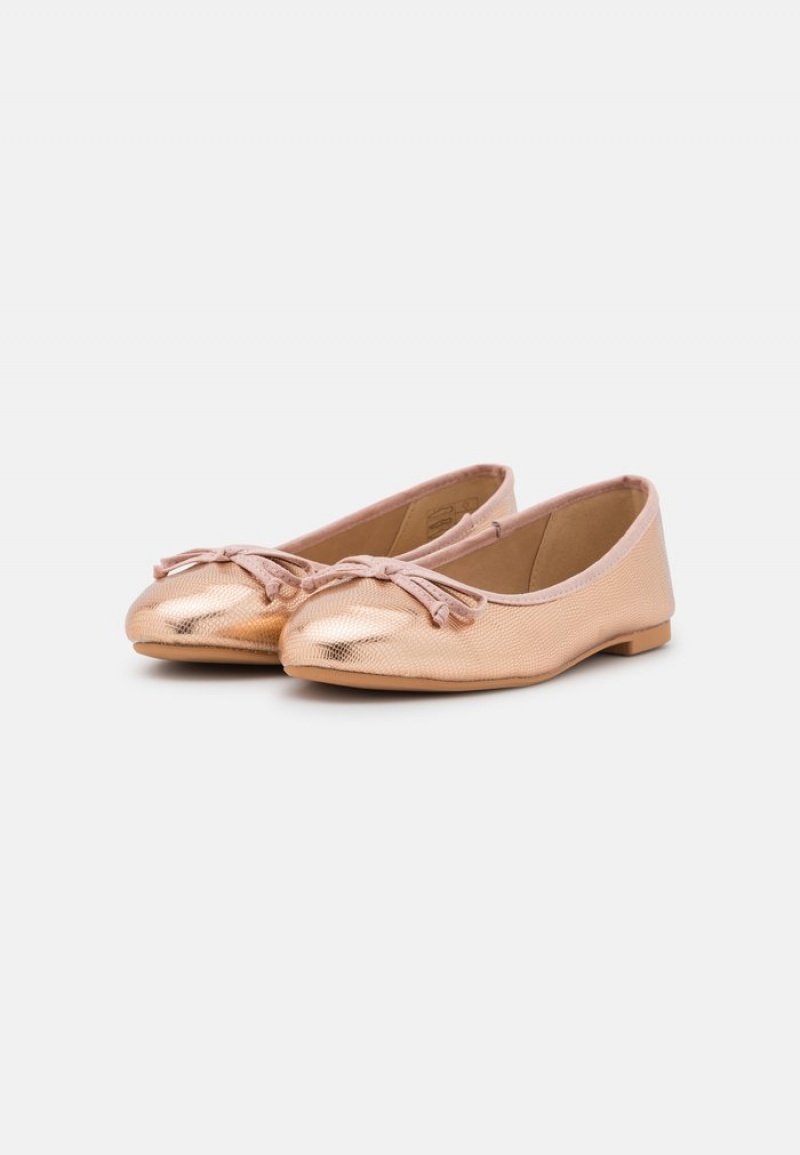 Anna Field Cheap Ballet Pumps Ballerina Schoenen Dames Roze Goud | NL-2857406-UC