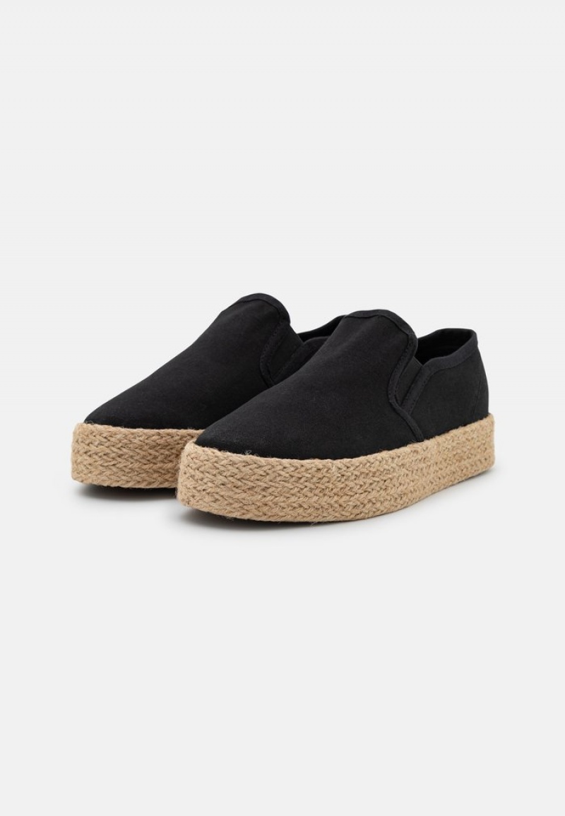 Anna Field Cheap Espadrilles Laag Schoenen Dames Zwart | NL-3086725-NB