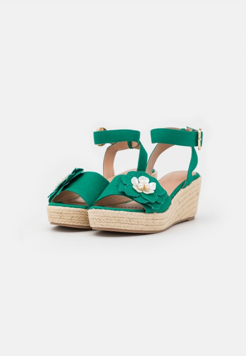 Anna Field Cheap Espadrilles Sandalen Dames Groen | NL-7368215-YA