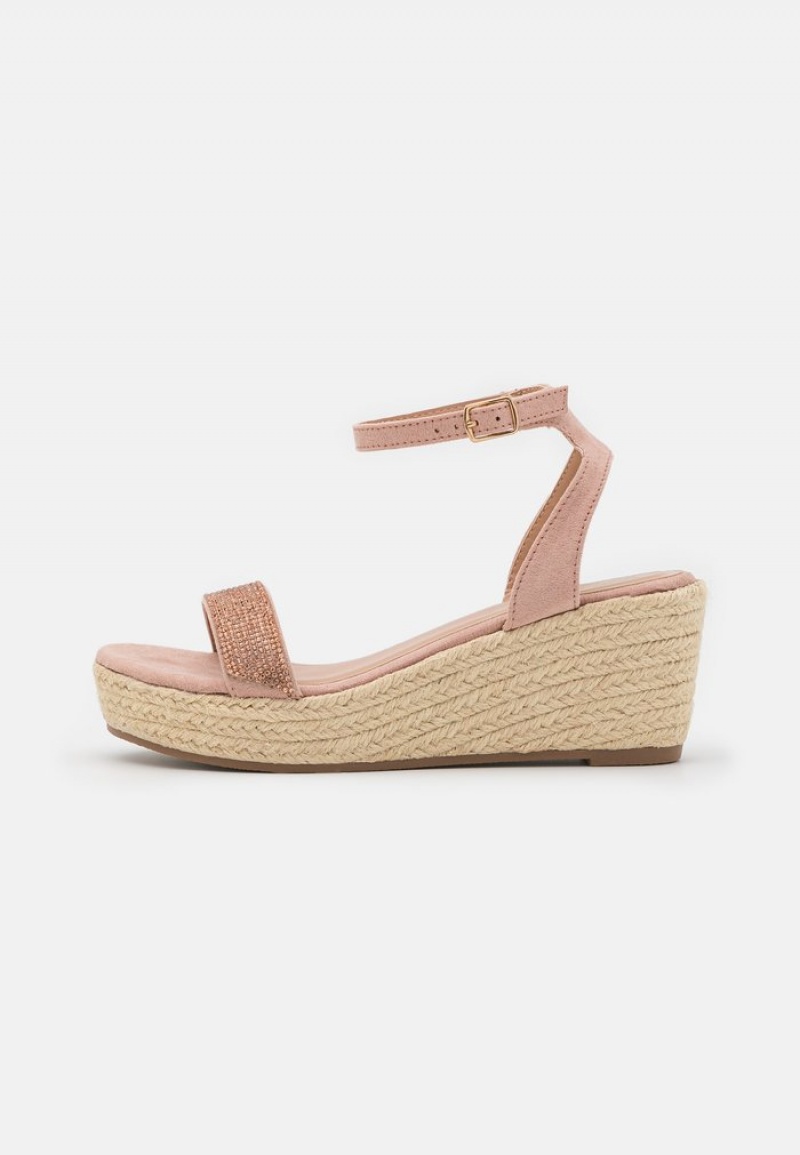 Anna Field Cheap Espadrilles Sandalen Dames Lichtroze | NL-0375291-SP