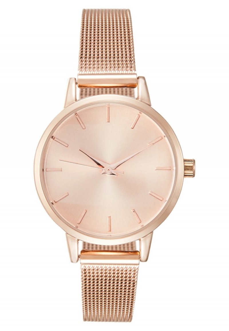 Anna Field Cheap Horloge Dames Roze Goud | NL-9042617-LK