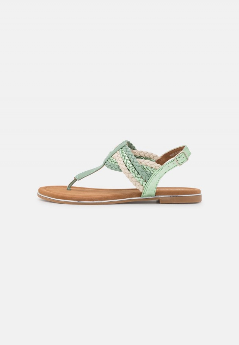 Anna Field Cheap T-Bar Sandalen Dames Mintgroen | NL-4973581-XR