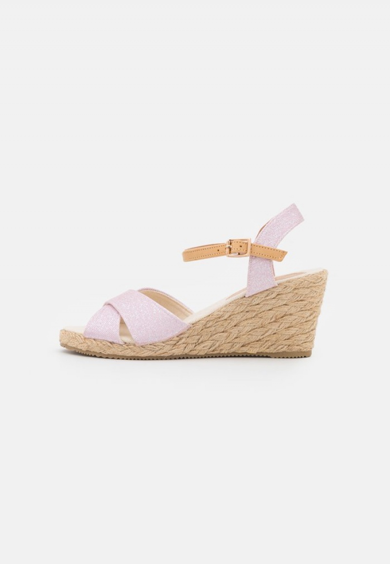 Anna Field Cheap Wedge Sandalen Dames Lichtroze | NL-8652014-RA