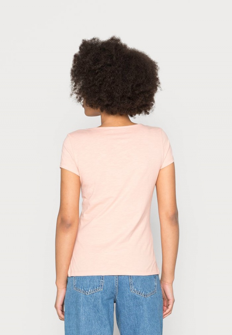 Anna Field Cheapest Basic T-Shirt Dames Lichtroze | NL-5419608-OC