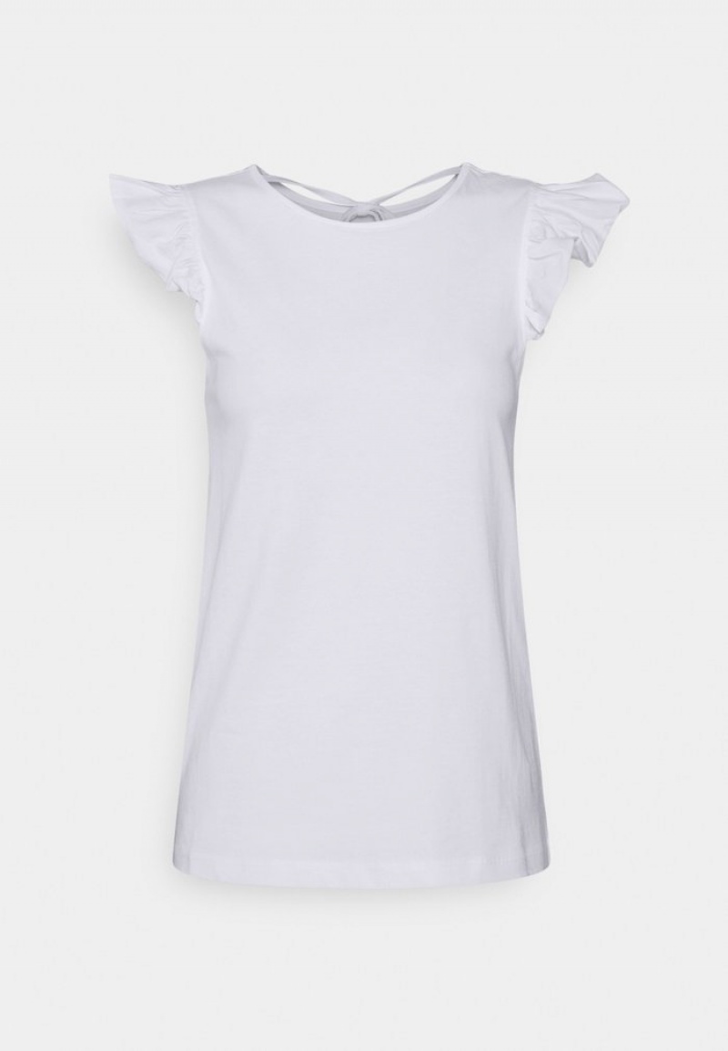 Anna Field Cheapest Basic T-Shirt Dames Wit | NL-0472381-XU