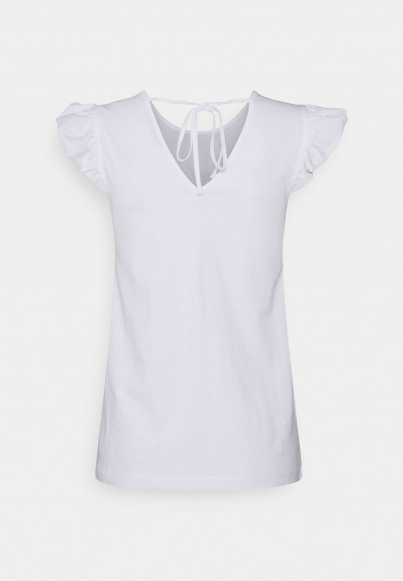 Anna Field Cheapest Basic T-Shirt Dames Wit | NL-0472381-XU