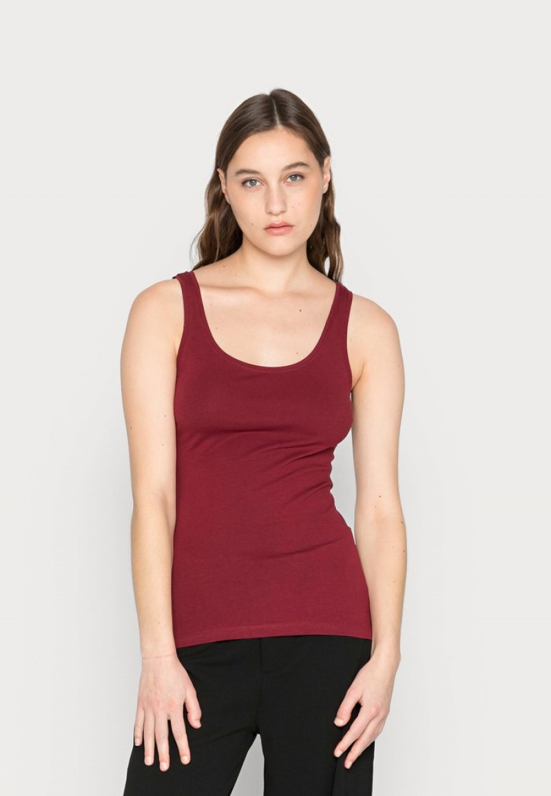 Anna Field Cheapest Basic Tank 3Er Pack Top T-Shirt Dames Zwart | NL-0425761-JW