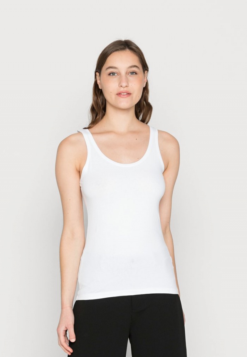 Anna Field Cheapest Basic Tank 3Er Pack Top T-Shirt Dames Zwart | NL-0425761-JW