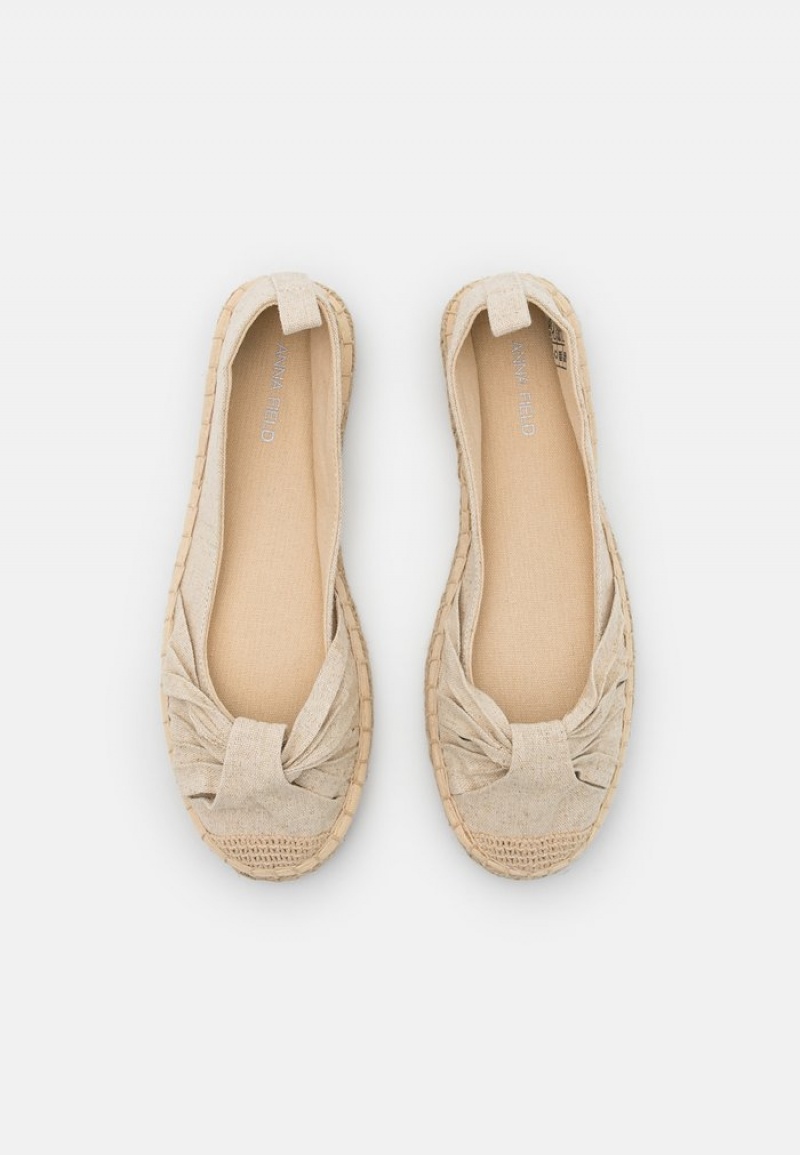 Anna Field Cheapest Espadrilles Ballerina Schoenen Dames Beige | NL-8246795-AE