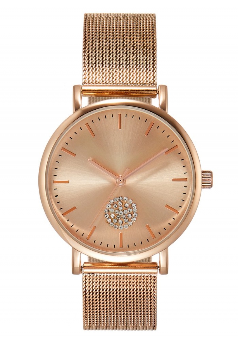 Anna Field Cheapest Horloge Dames Roze Goud | NL-9346728-VK