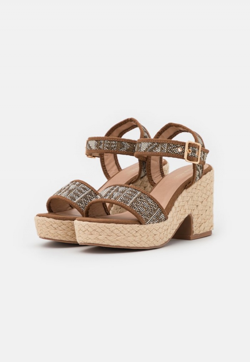 Anna Field Cheapest Platform Sandalen Dames Beige | NL-8153926-DB