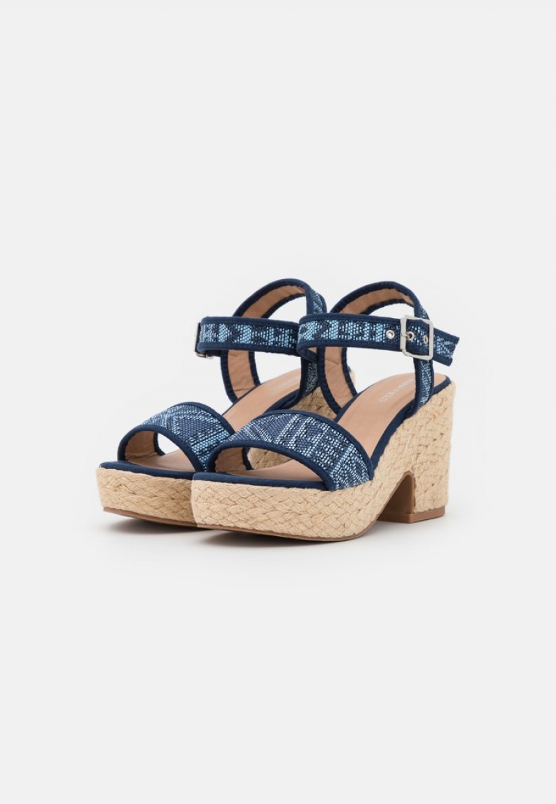 Anna Field Cheapest Platform Sandalen Dames Donkerblauw | NL-7901562-CV